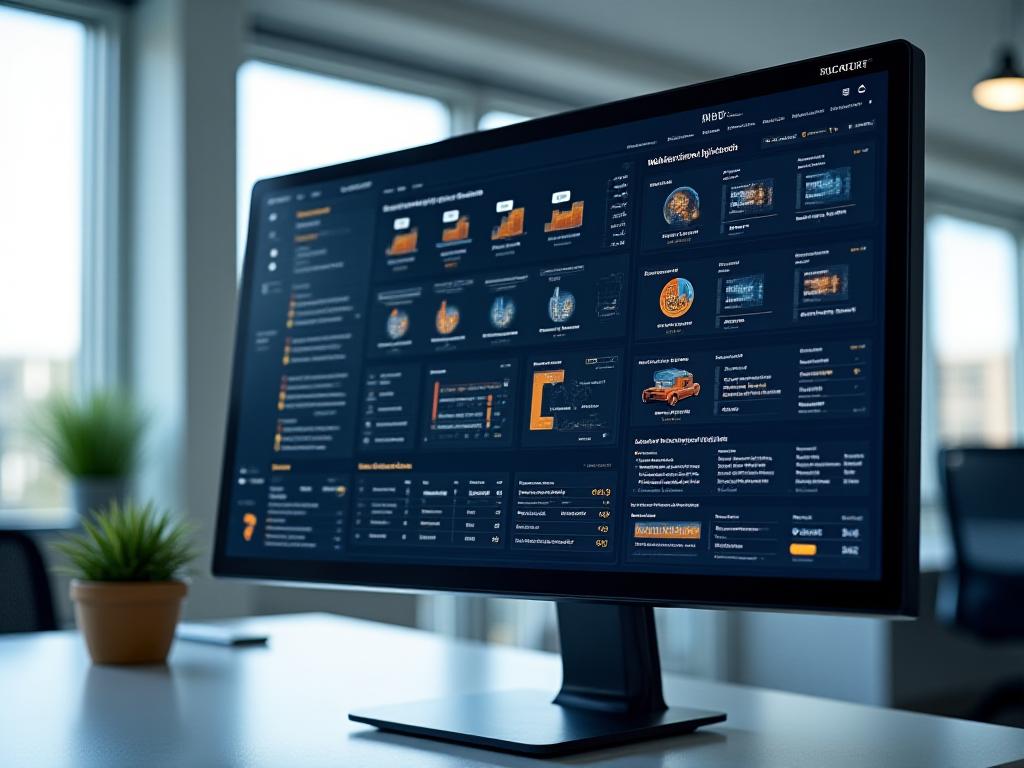 Transportation dashboard showing live GPS tracking and delivery analytics